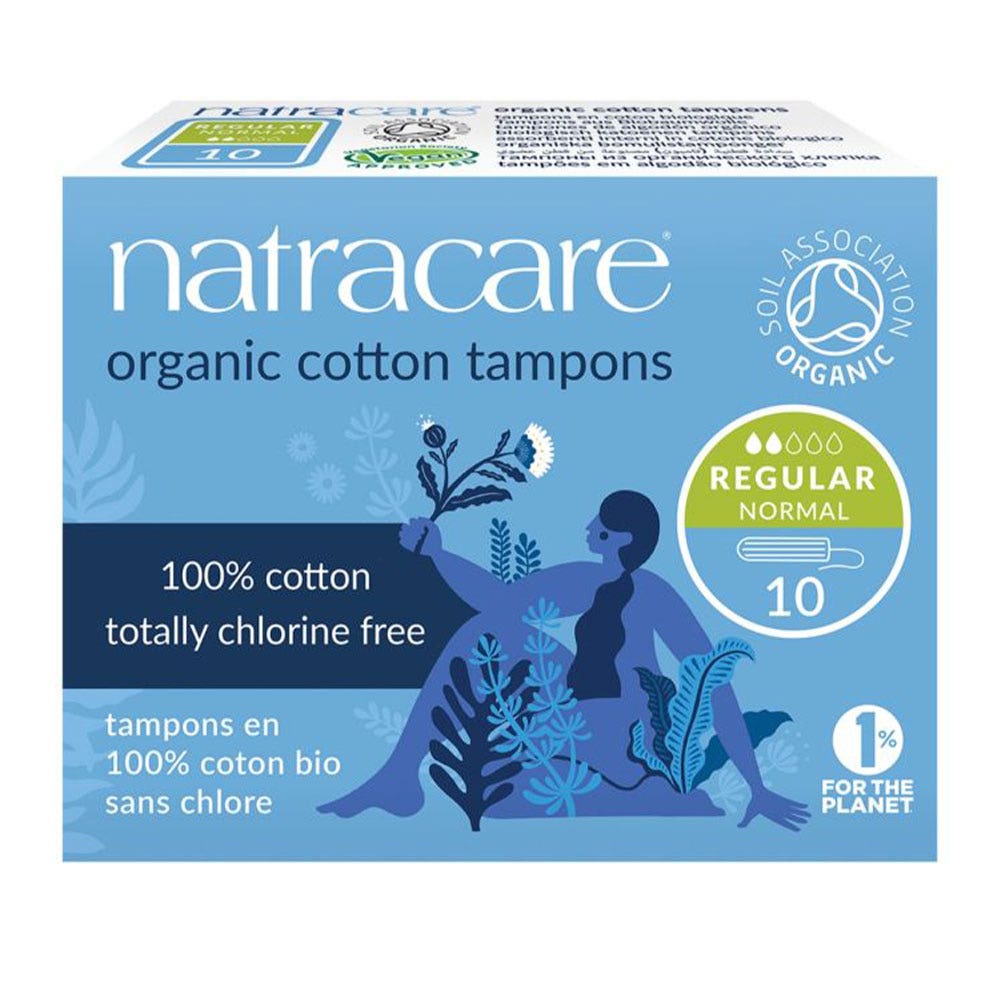 Natracare Assorbenti Bio Regular Senza applicatore x10