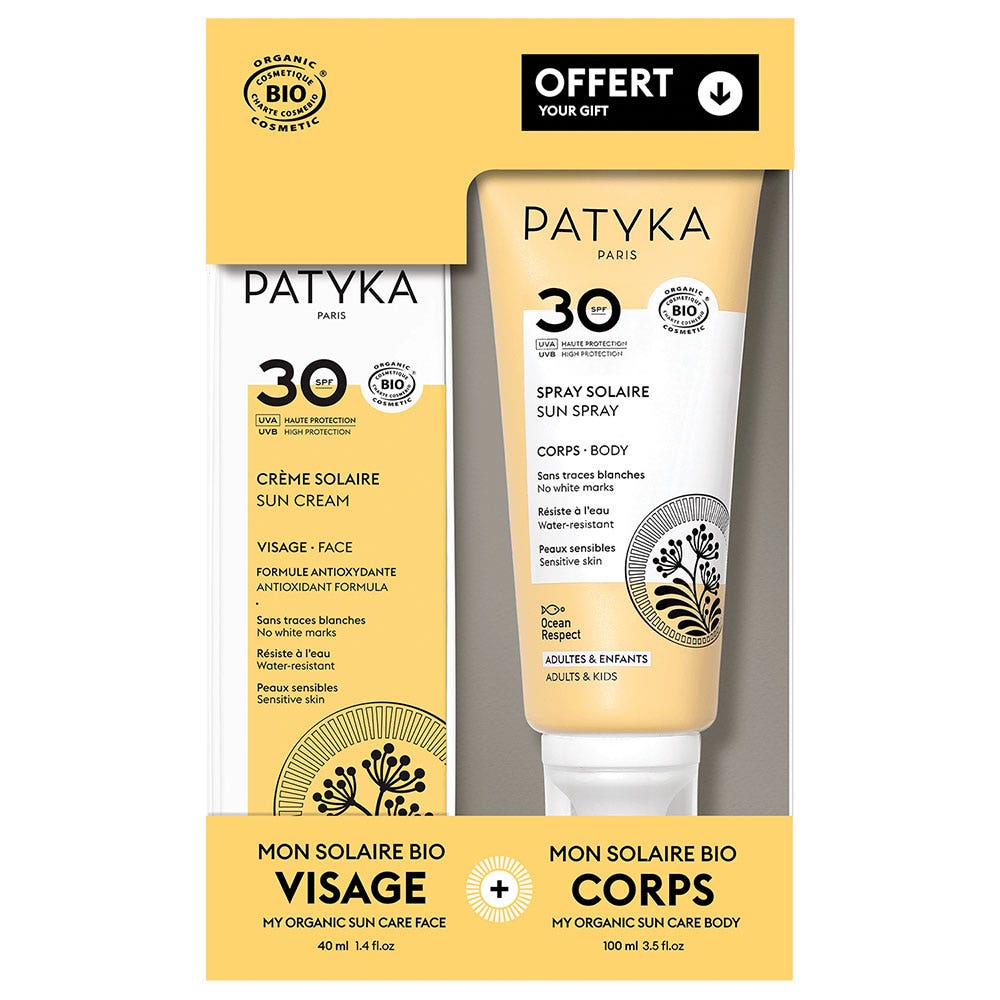 Patyka Duo di trattamenti solari Bio SPF30