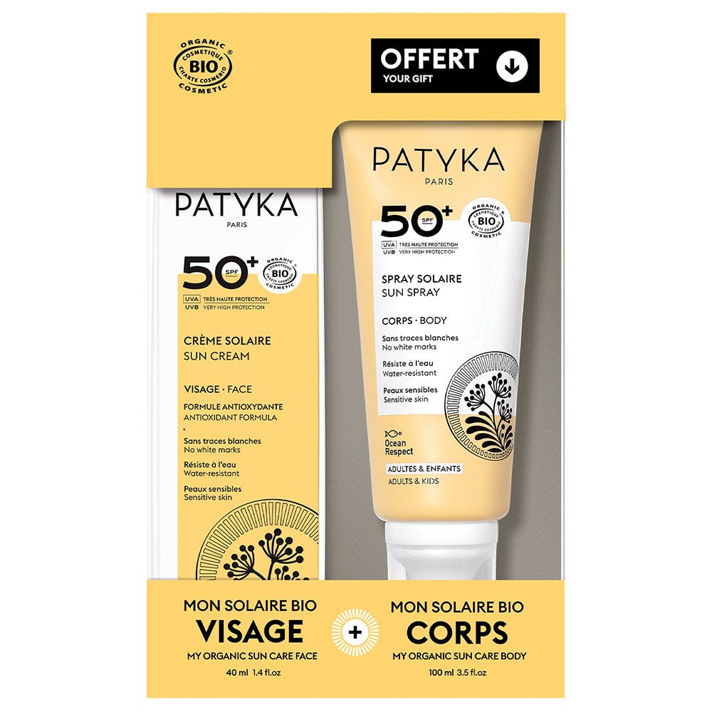 Patyka Duo di trattamenti solari Bio SPF50