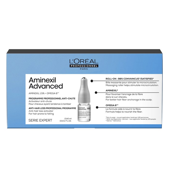 Trattamento della caduta dei capelli 10x6ml Aminexil Advanced L'Oréal Professionnel