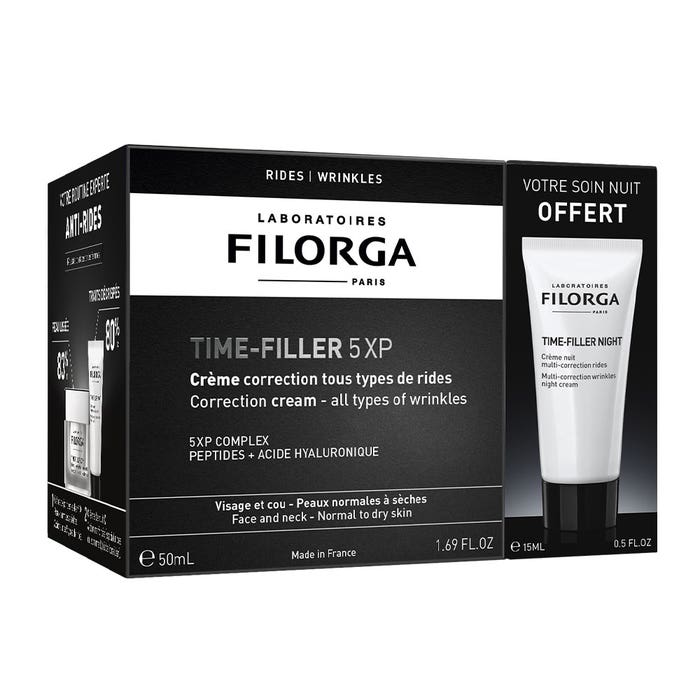 Filorga Time-Filler Set Crema 50ml + Notte 15ml 5XP