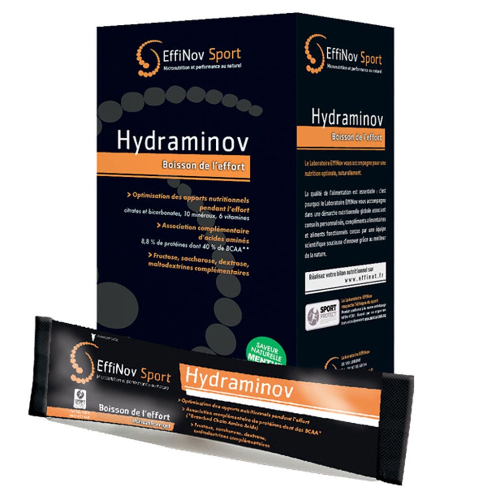 Effinov Nutrition Bevanda per esercizi Hydraminov Sport 10 bastoni