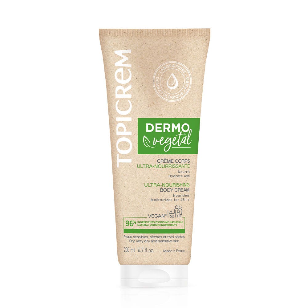 Topicrem Dermovegetal Crema per il corpo Ultra-Nutriente Pelle Sensibile 200 ml