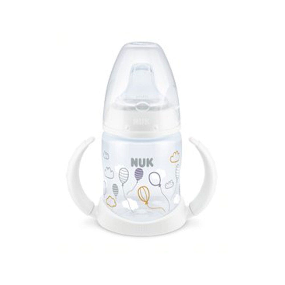 Nuk First Choice+ con controllo della temperatura Tazza d’apprendimento bianca con beccuccio in silicone, unisex, dai 6 mesi 150 ml