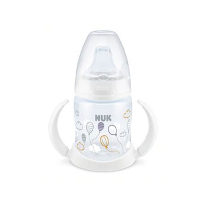 Tazza da allenamento Le Blanc 150 ml First Choice+ avec Temperature Control Boccaglio in silicone per bambini a partire da 6 mesi Nuk