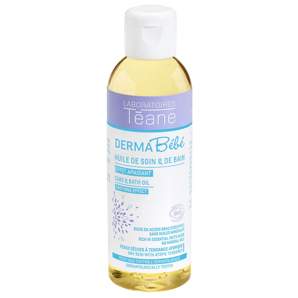 Laboratoires Teane DermaBebè Olio da bagno Bio Massaggio e Protezione 100ml