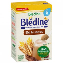 Blédina Blédine Cereali in polvere Grano e Cacao 6 mesi+ 400g