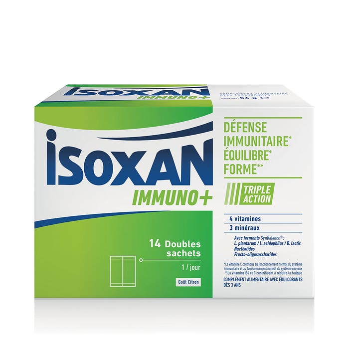 Isoxan Immuno+ Difese immunitarie, equilibrio e forma fisica 14 sacchetti doppi