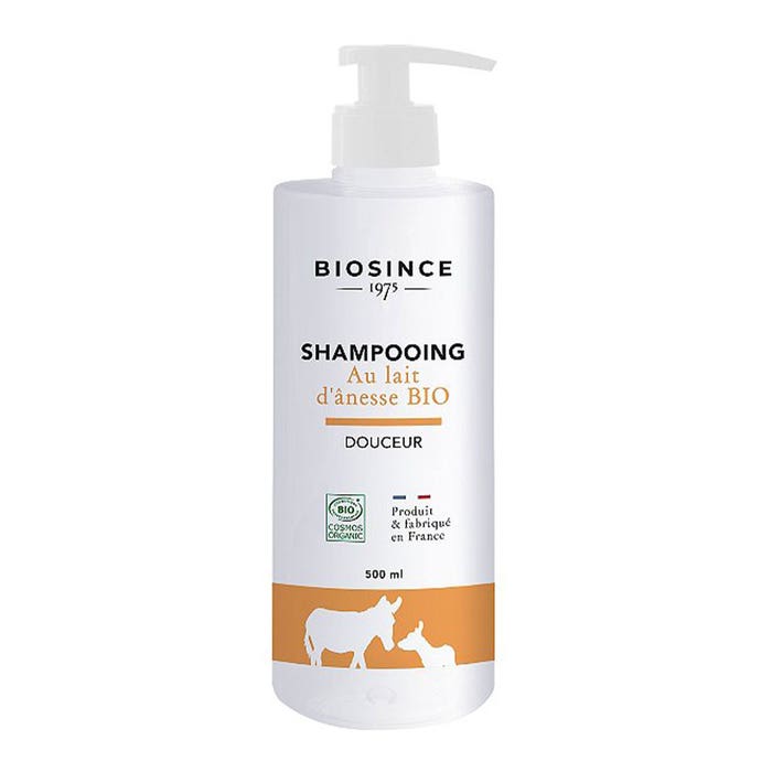 Shampoo al Latte d'Asina biologico 500ml Pour tous les types de capelles Bio Since 1975