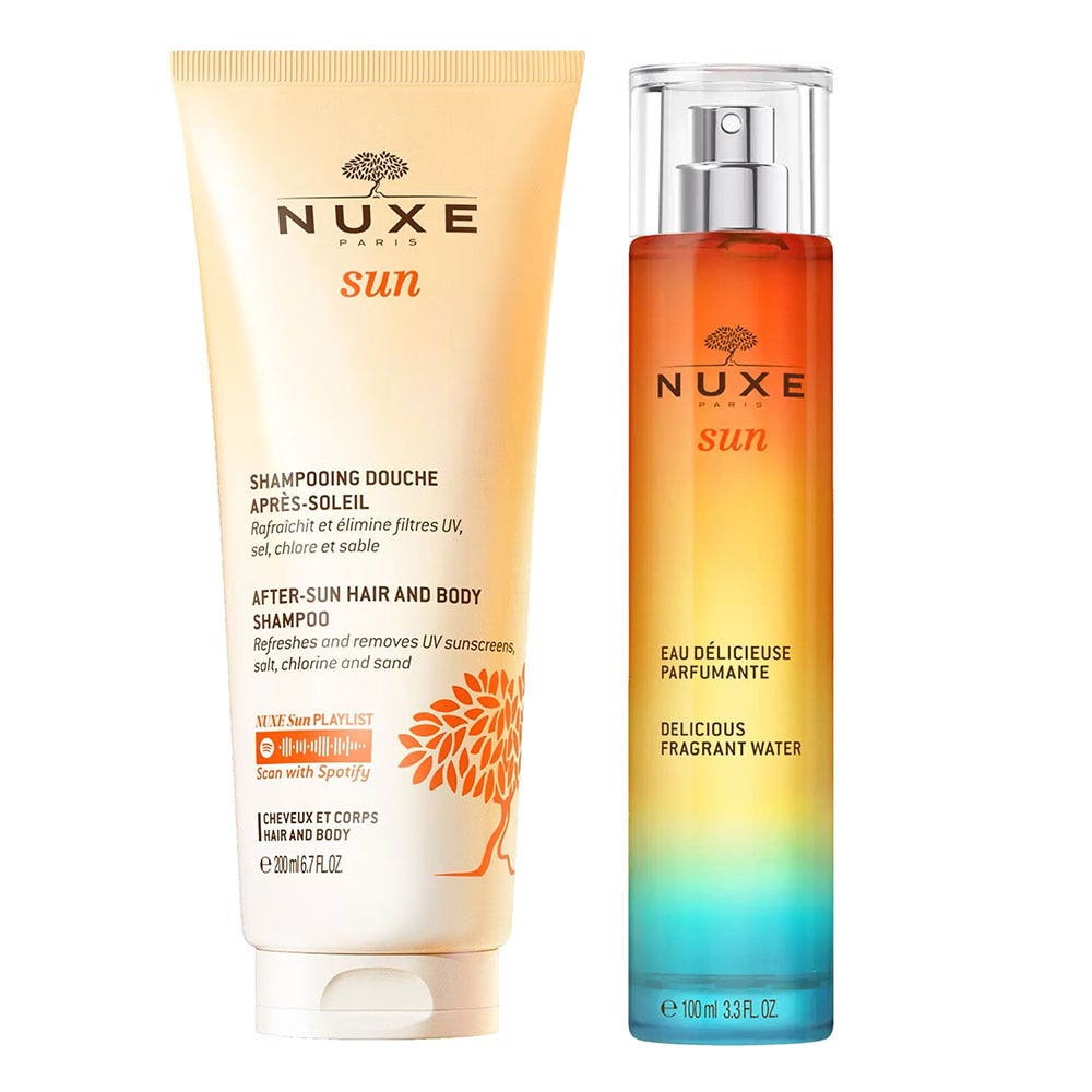 Nuxe Sun Cofanetto Eau Delicieuse + doccia schiuma dopo sole