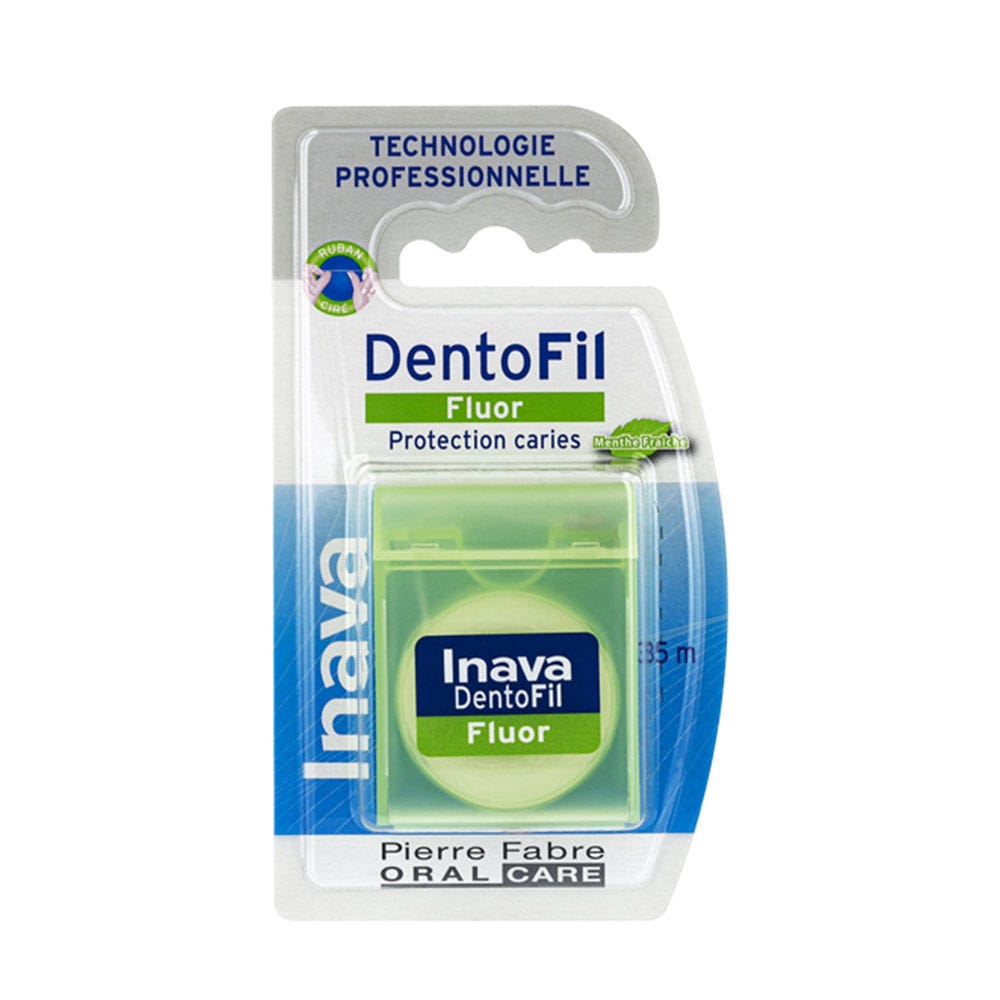 Inava Filo interdentale Dentofil Fluor Menta fresca 35m