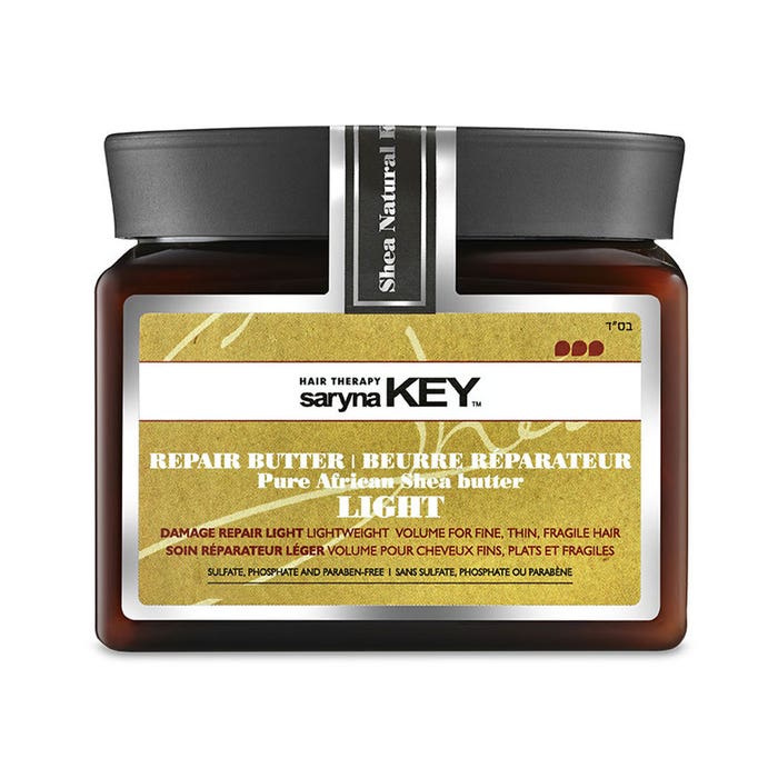 Light Riparatore Burro di Karité puro dall'Africa 300 ml Damage Repair Saryna Key