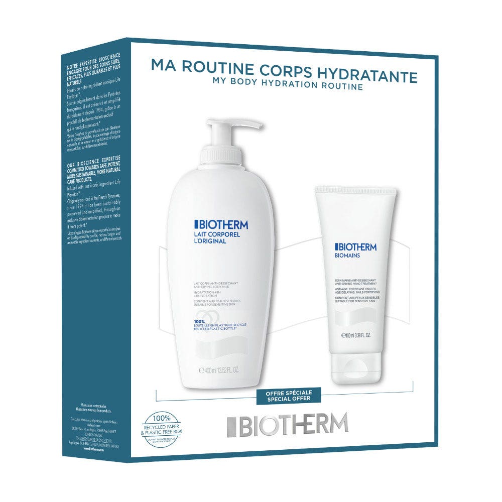 Biotherm La mia routine per l'idratazione del corpo