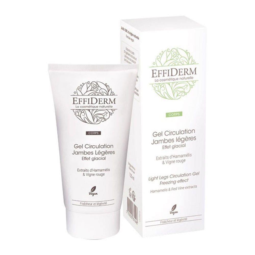 Effiderm Gel di Circolazione per Gambe Leggere Effetto ghiaccio 125 ml