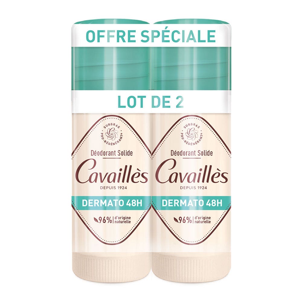 Rogé Cavaillès Dermato 48H Deodoranti in stick 2x40 ml