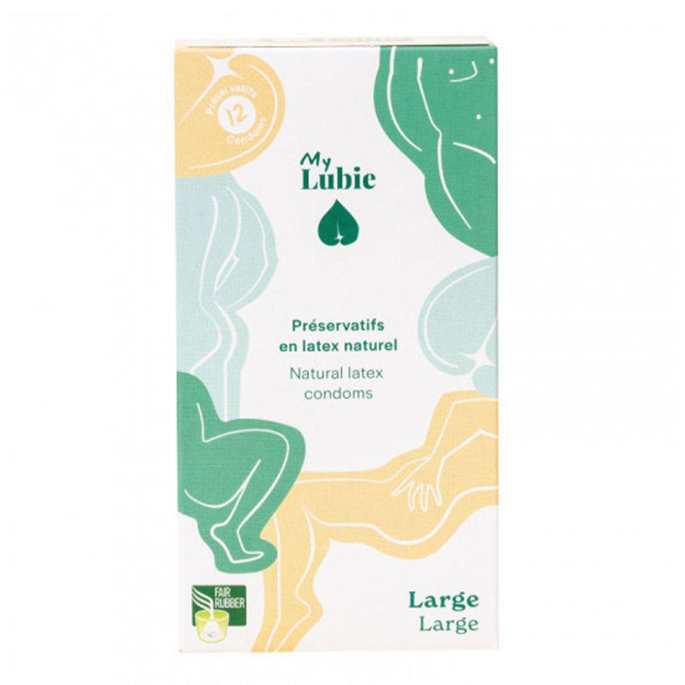 My Lubie Preservativi di grandi dimensioni In lattice naturale x12