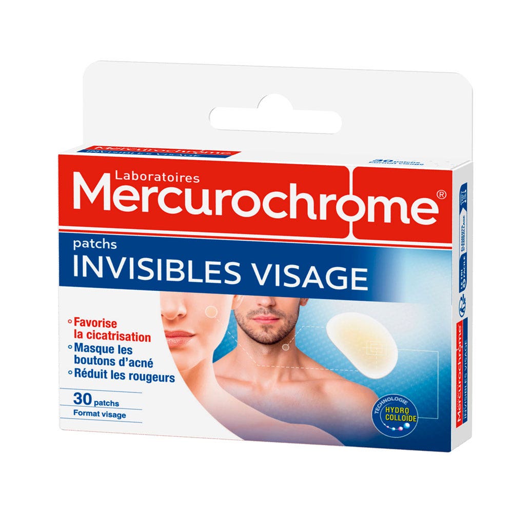 Mercurochrome Cerotti Invisible per il viso x30