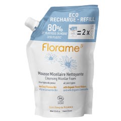 Florame Eco Refill Schiuma Micellare Biologica Detergente 300 ml