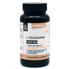 Nat&Form Premium L-Glutammina 60 capsule