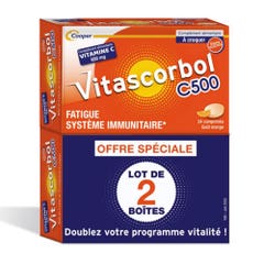 Vitascorbol Vitamine C 500mg Gusto arancione 2x24 Compresse masticabili