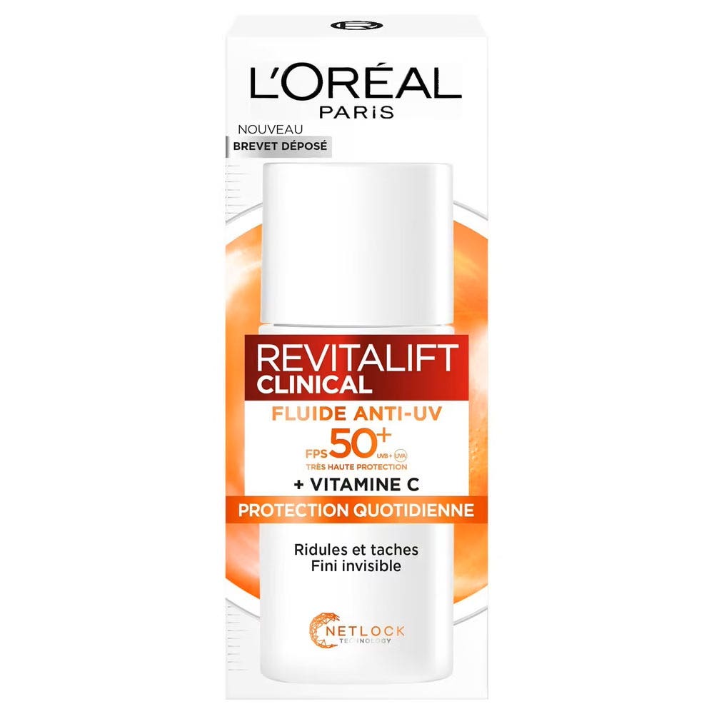 L'Oréal Paris Revitalift Clinical Fluido anti-UV SPF50+ Vitamine C 50ml