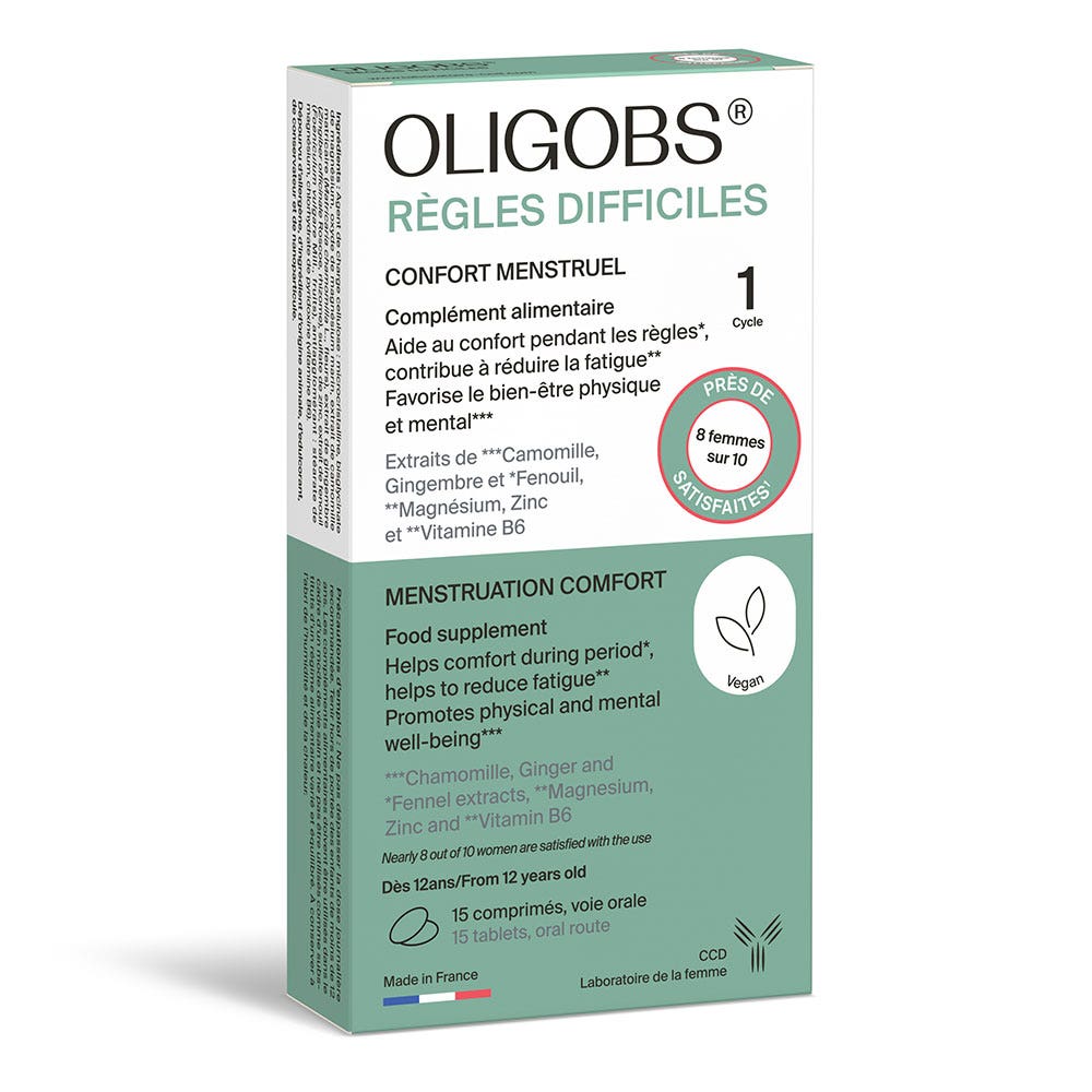 Ccd Oligobs Comfort mestruale per cicli difficili 15 compresse
