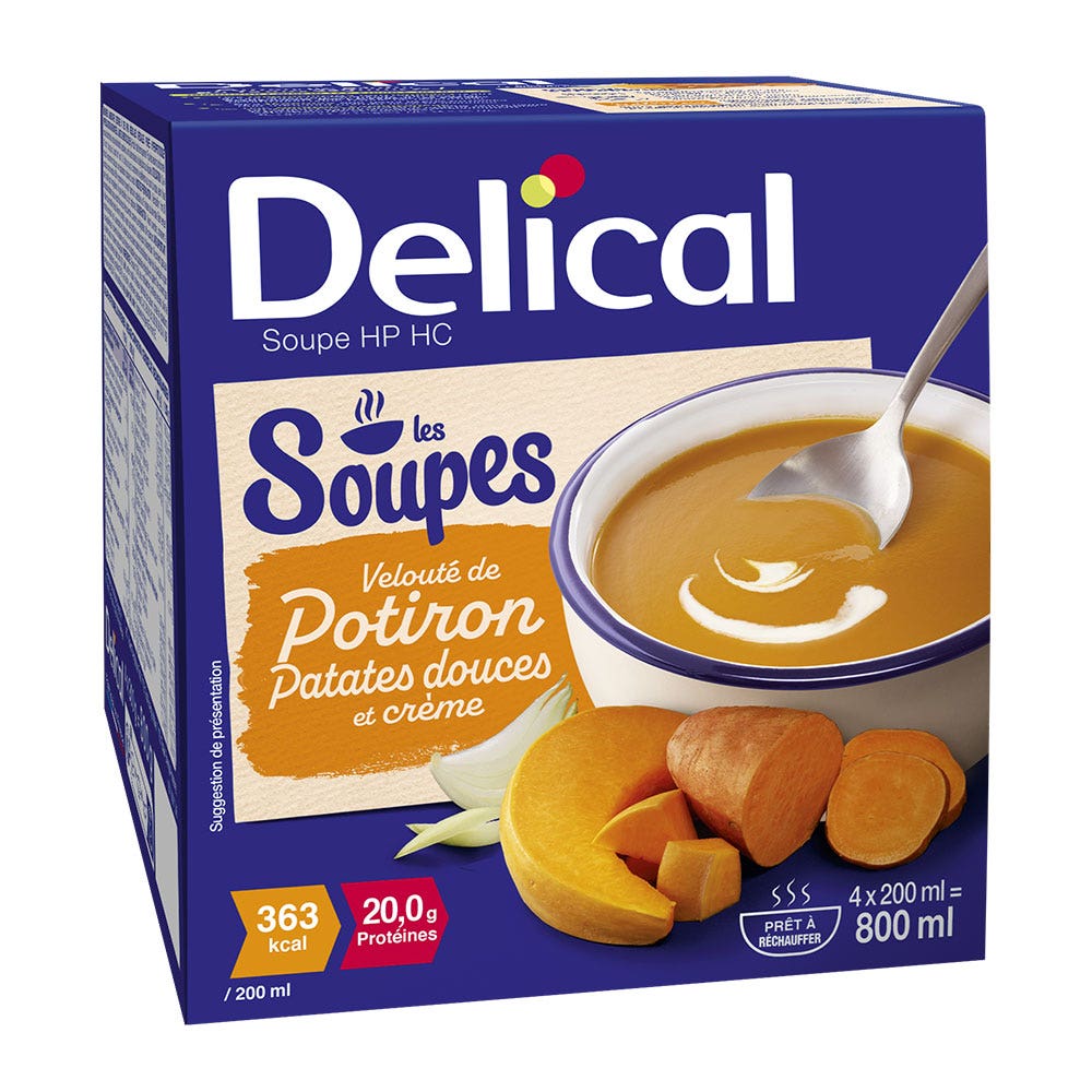 Delical Zuppa ipercalorica e iperproteica 0.900 4x200ml