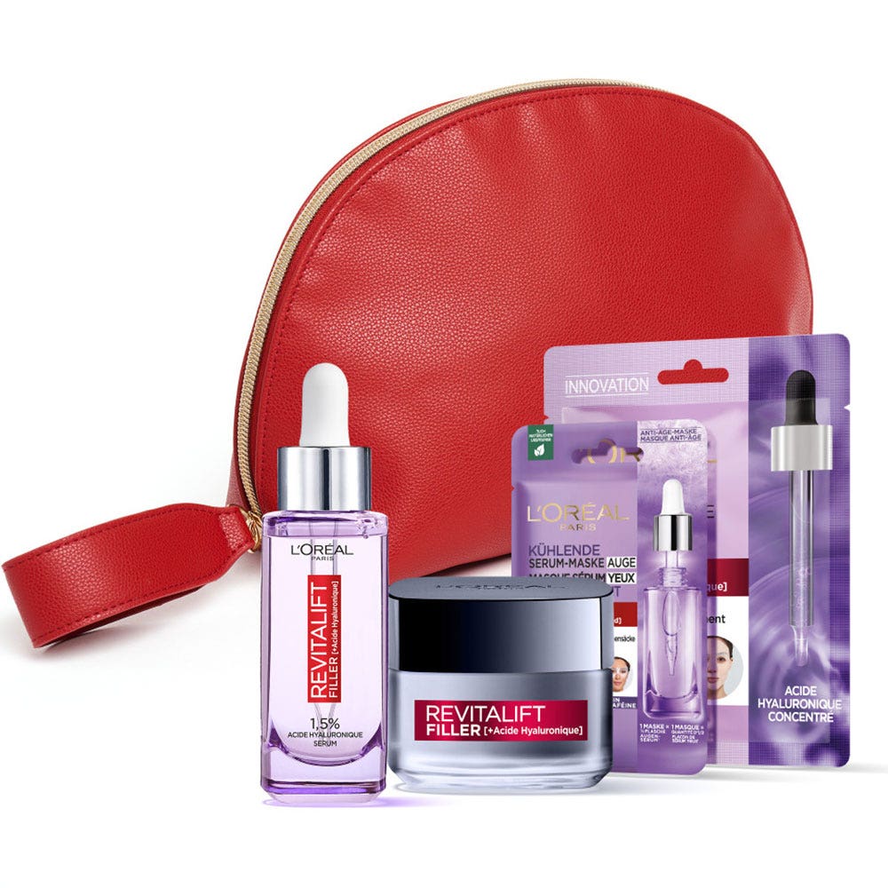 L'Oréal Paris Revitalift Filler Trousse rimpolpante e idratante con Acido Ialuronico 30ML