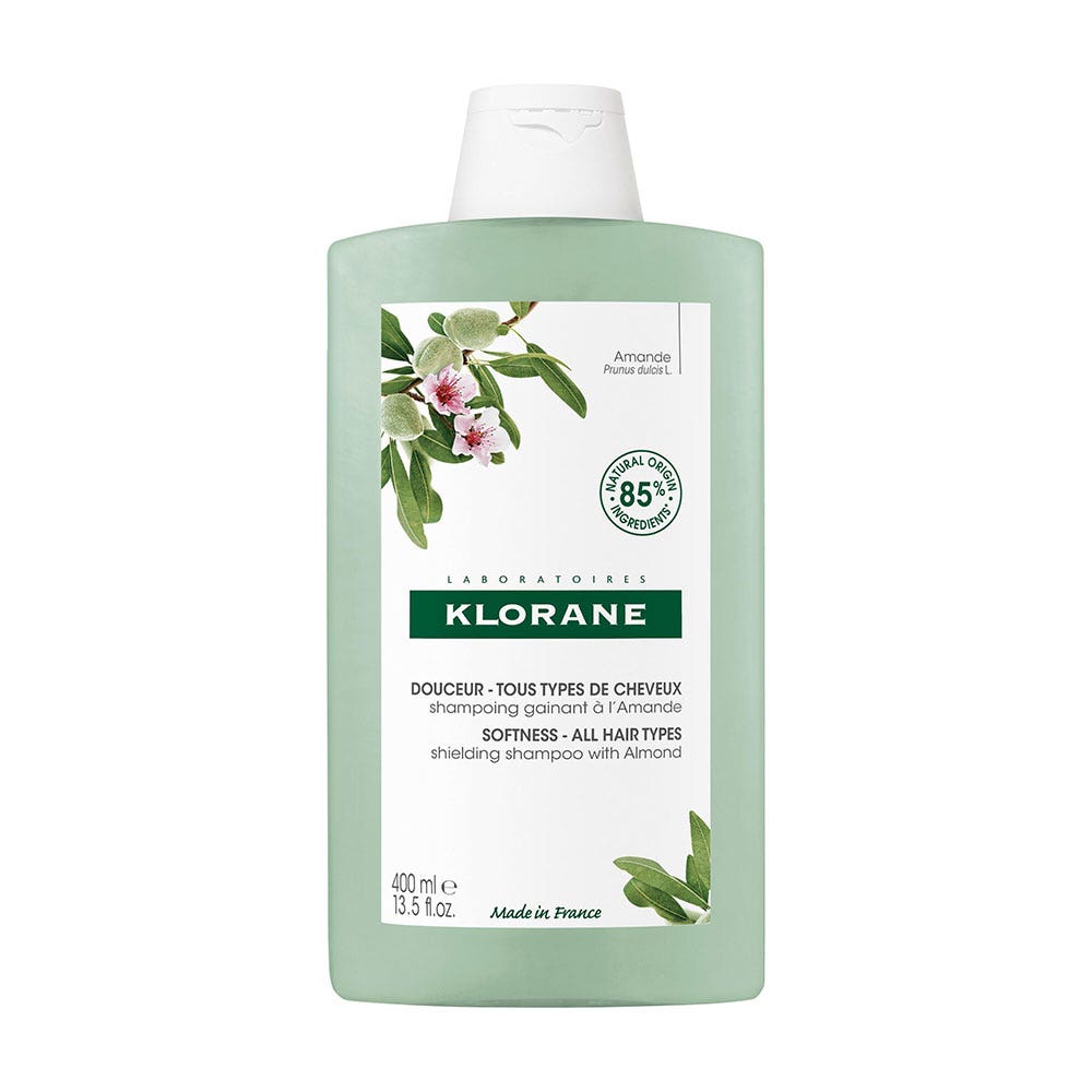 Klorane Mandorla Shampoo rinforzante per tutti i tipi di capelli 400ml