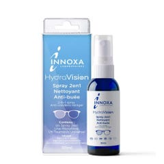 Innoxa HydraVision Detergenti per occhiali 2in1 antiappannamento 30ml + 1 microfibra + un cacciavite universale