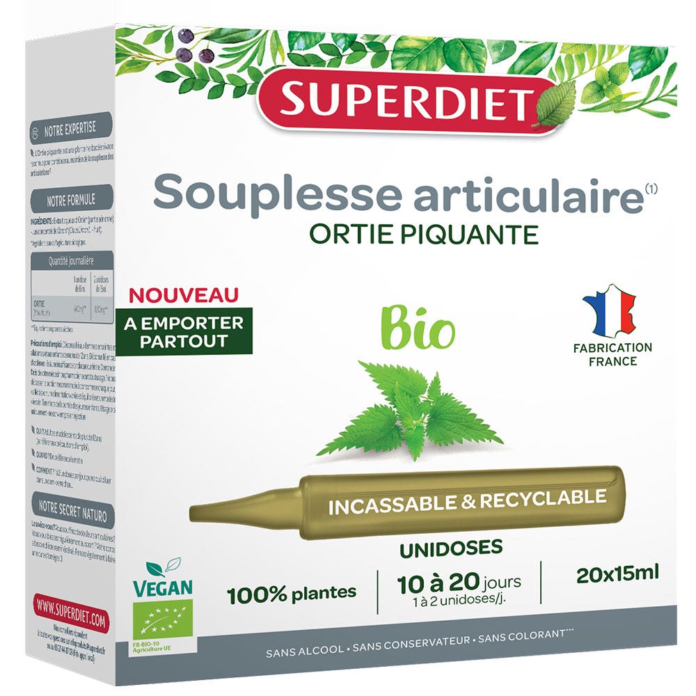 Superdiet Ortica Articolazioni Bio 20x15ml