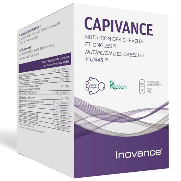 Capivance 180 compresse Nutrizione di Capelli e Unghie Inovance