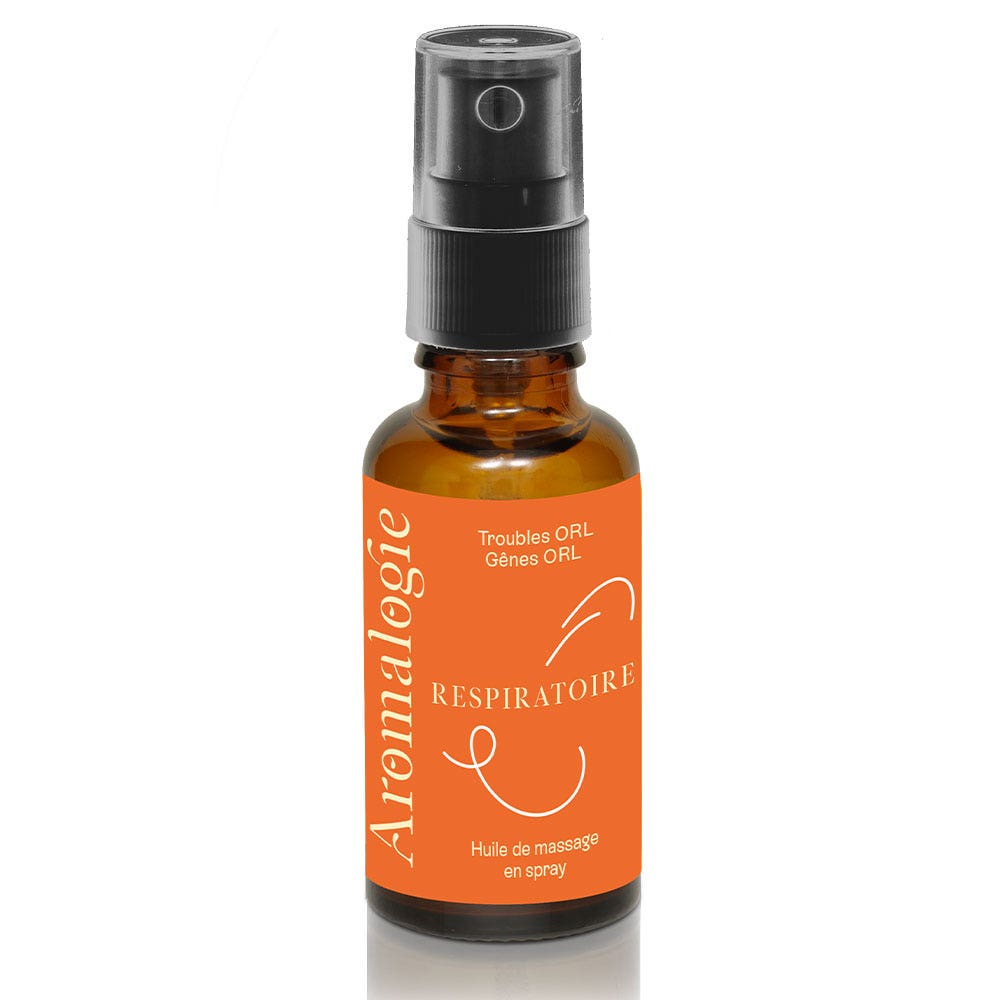 Aromalogie Olio per massaggi respiratori spray 30ml