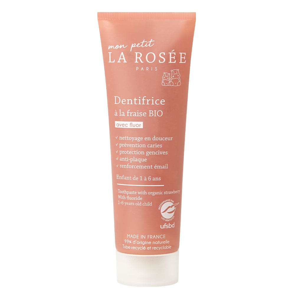 LA ROSÉE Bebè Dentifricio Bio alla Fragola 50ml