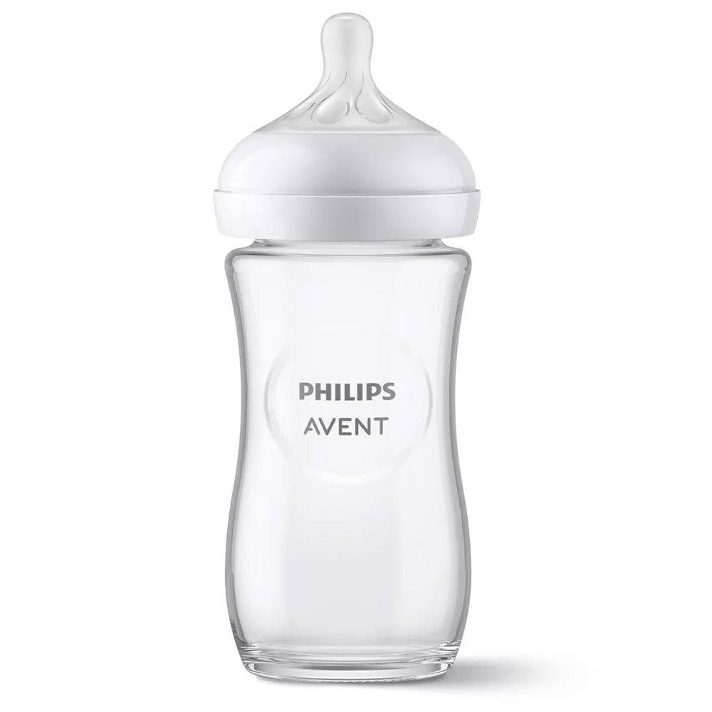 Avent Natural Response Biberon di vetro 1 mese e oltre 240 ml