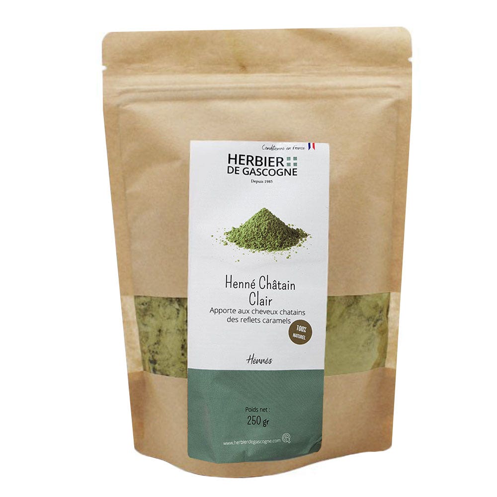 Herbier de gascogne Henné castano chiaro 250g