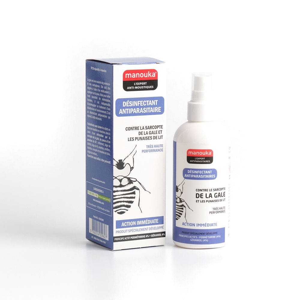 Manouka Spray per parassiti e cimici dei letti 200 ml