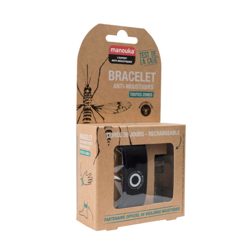 Manouka Bracciale antizanzare Tutte le zone