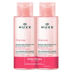Nuxe Very rose Duo Acqua Micellare Lenitiva 3 in 1 2x400ml