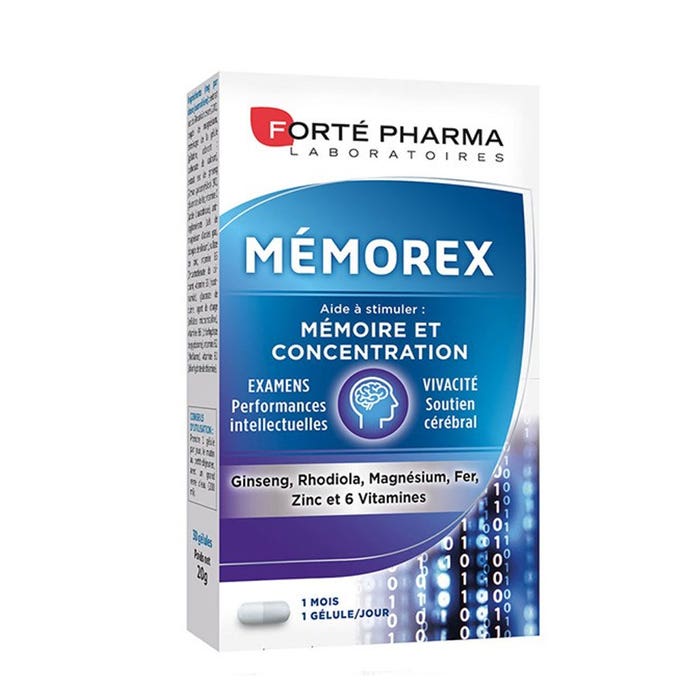 Forté Pharma Mémorex Memoria e concentrazione 30 capsule