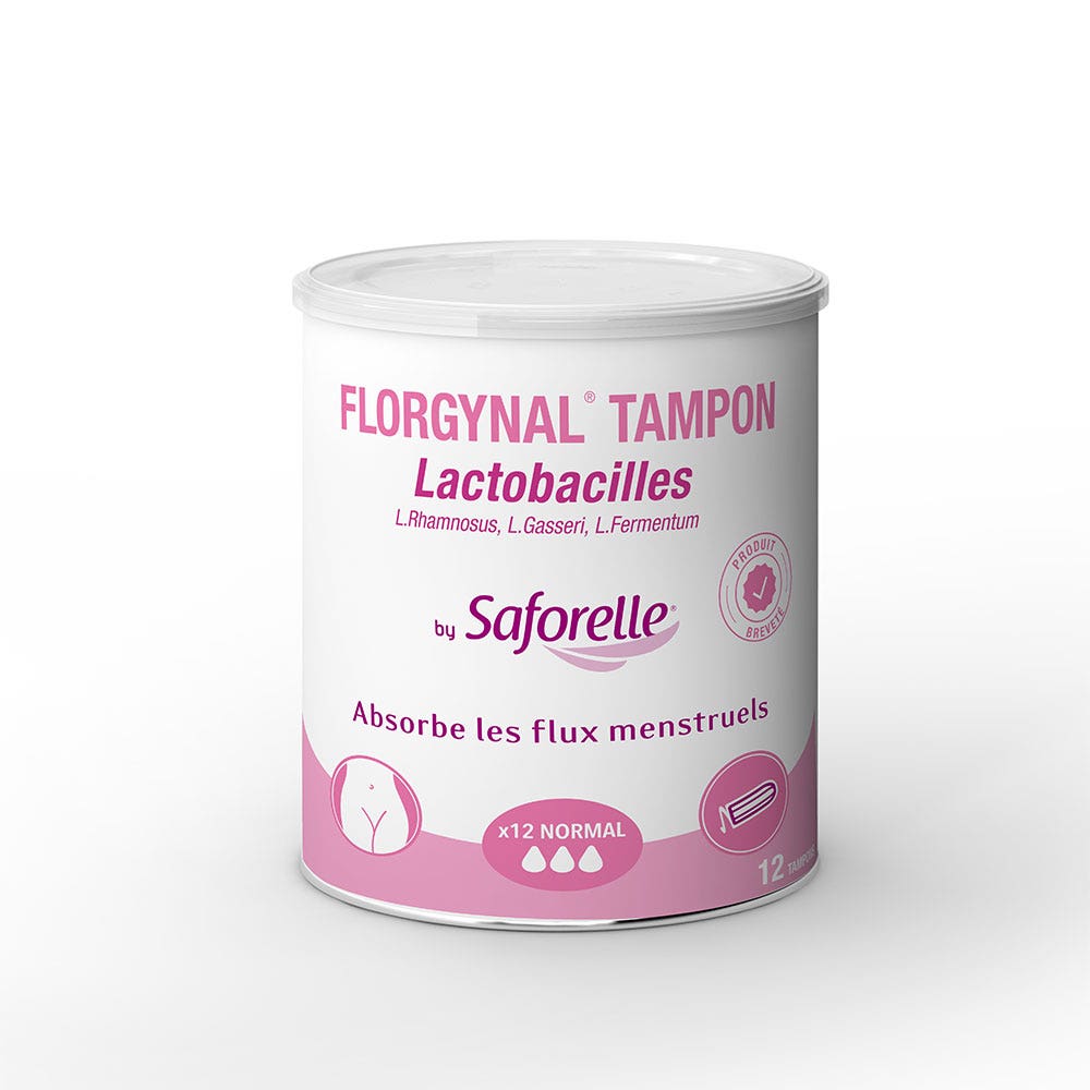 Saforelle Florgynal Assorbenti normali con lattobacilli Senza applicatore x12