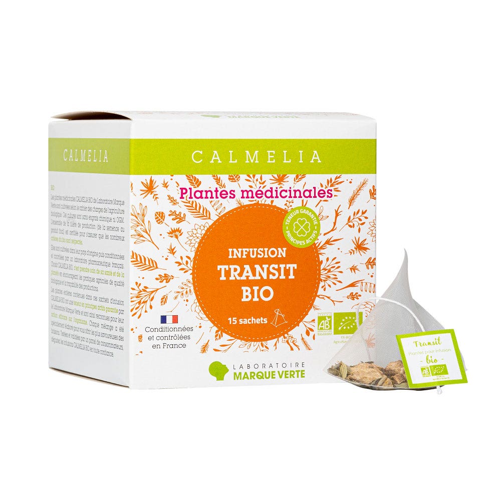 Calmelia Infuso di transito bio 15 bustine di tè