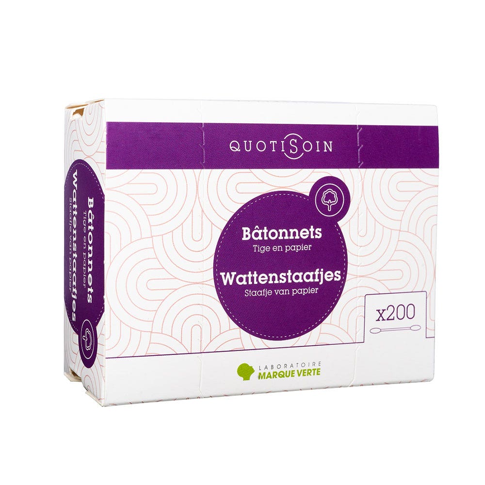 Marque Verte Quotisoin Steli di cotone x200