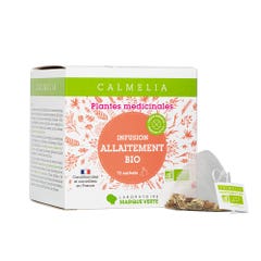 Calmelia Infuso biologico per l'allattamento 15 bustine di tè