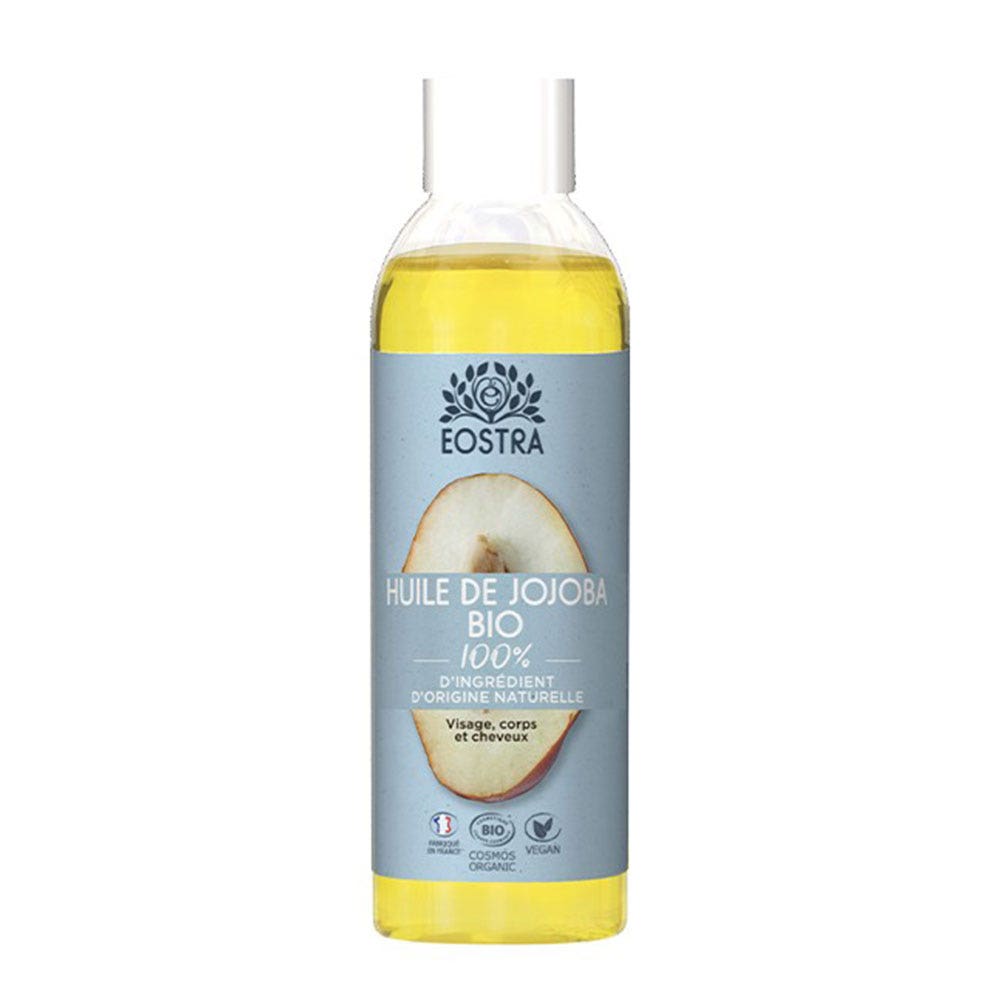 Eostra Olio di jojoba biologico Viso, Corpo e Capelli 75ml