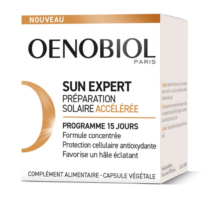 Oenobiol Sun Expert Preparazione solare accelerata 15 capsule