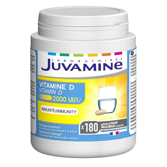 Vitamine D 2000 UI 180 capsule Juvamine