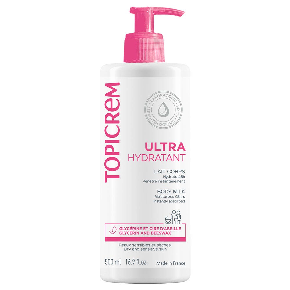 Topicrem Ultra-Hydratant Latte Corpo Ultra Idratante Per Pelli Sensibili E Secche Peaux Sensibles Et Seches 1L