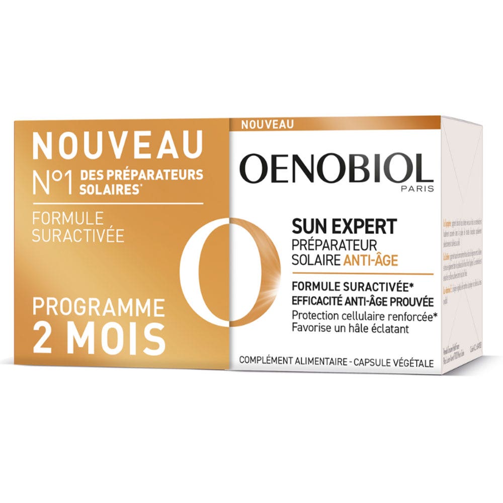 Oenobiol Sun Expert Preparatore solare Anti-età 2x30 Capsule