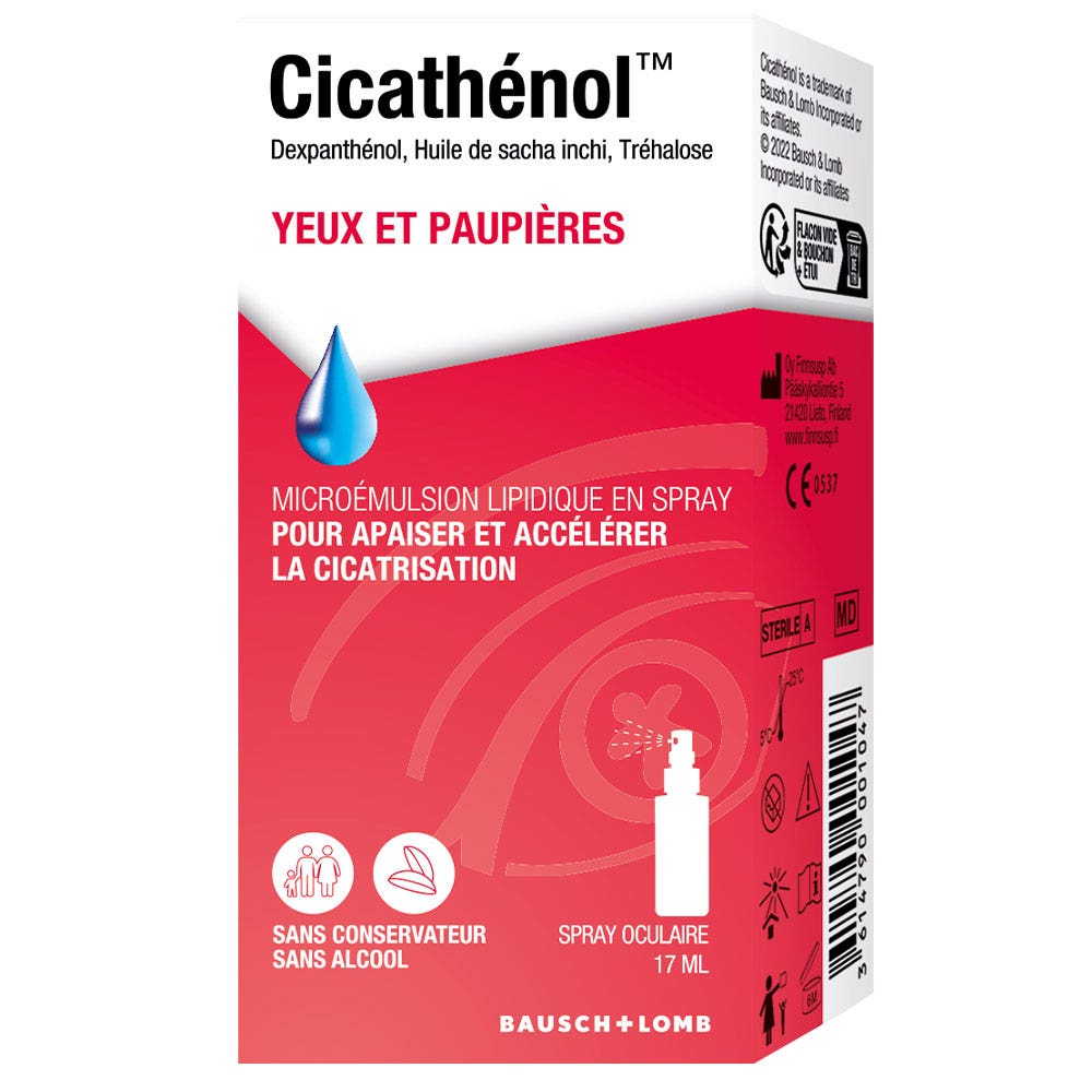 Bausch&Lomb Spray oculare al cicatene Occhi e palpebre 17ml